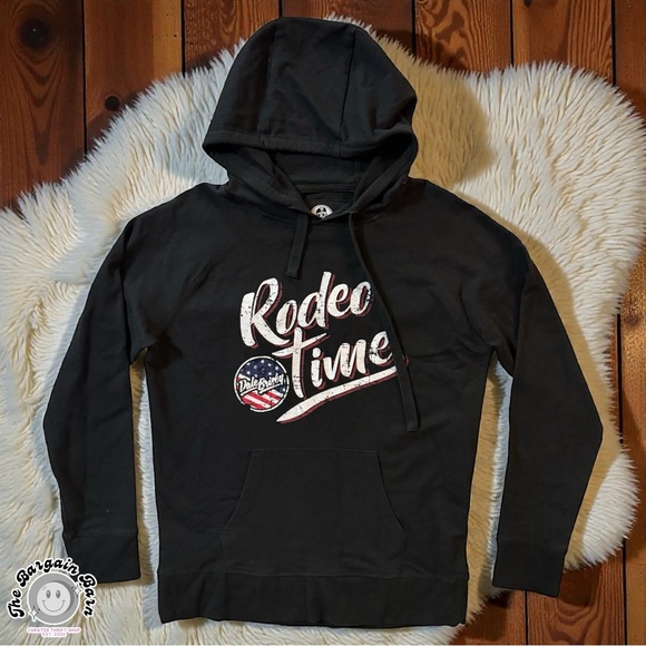 Rock & Roll Denim Other - Dale Brisby Rodeo Time Black Pullover Hoodie Western Rock & Roll Denim NWOT (M)